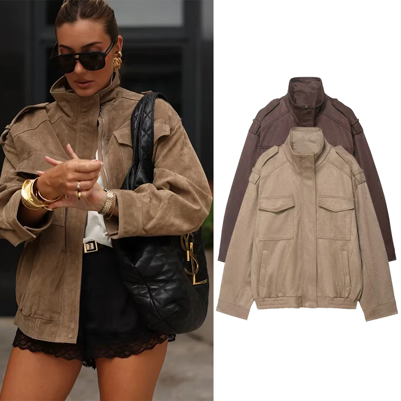 Women's Jackets Coats Autumn Winter 2025 New Fashion With Pockets Coats Vintage Female Outerwear Chic Tops
Women's Jackets Coats Autumn Winter 2025 New Fashion With Pockets Coats Vintage Female Outerwear Chic Tops
