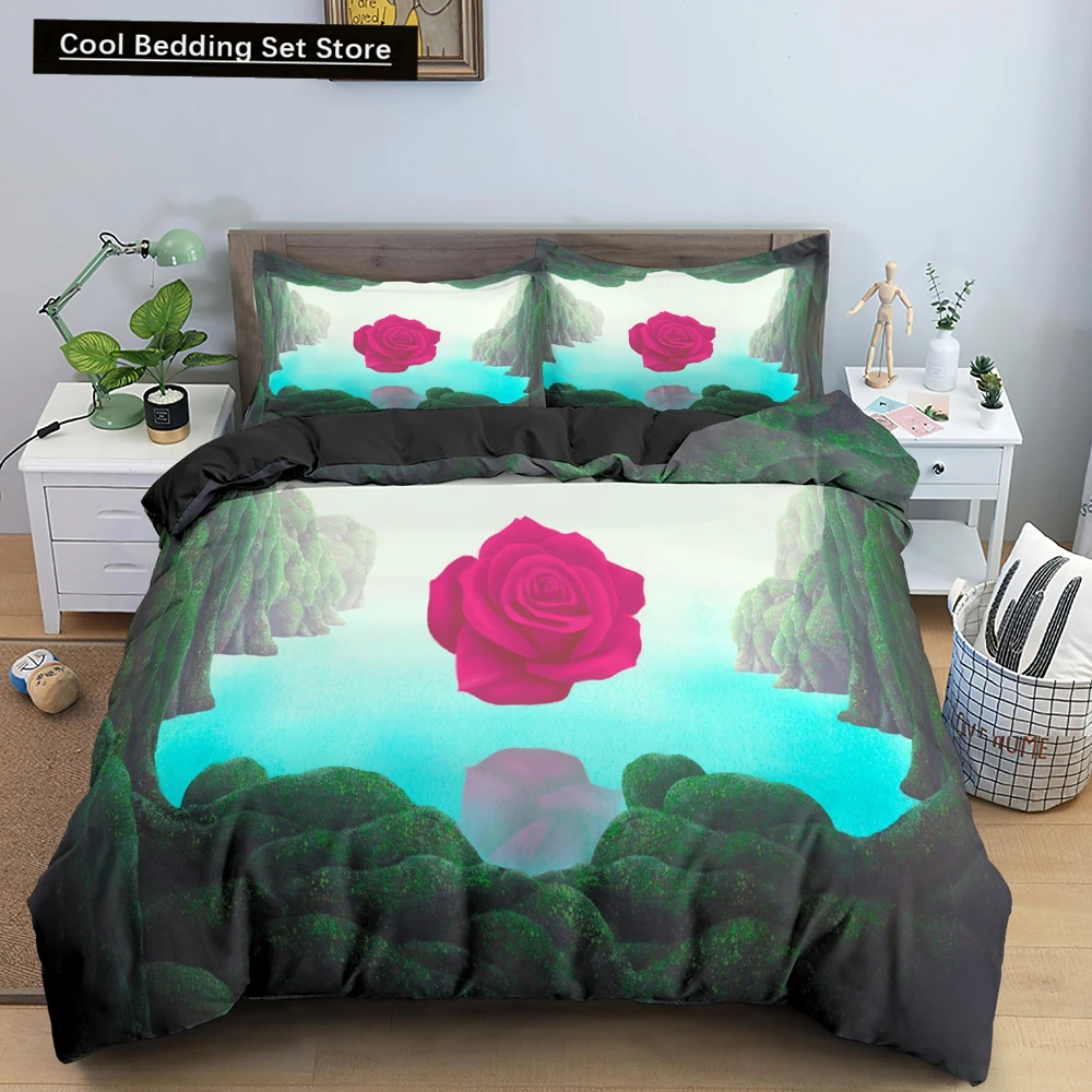 3D Floral Bedding Set Rose Surreal Scene Concept Artwork Duvet Cover King Queen Size Colorful Flowers Green Soft Comforter Cover
3D Floral Bedding Set Rose Surreal Scene Concept Artwork Duvet Cover King Queen Size Colorful Flowers Green Soft Comforter Cover