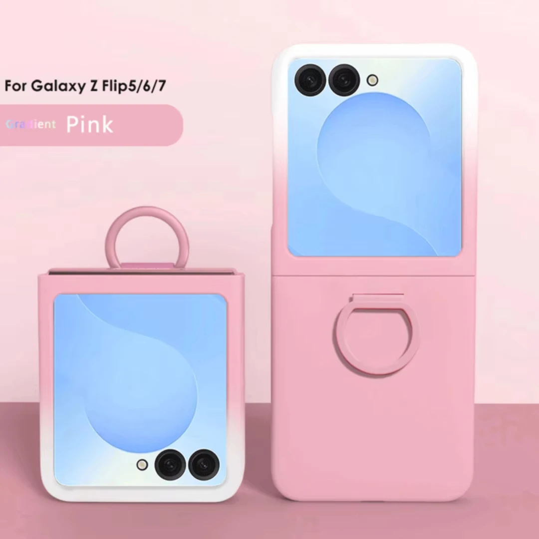 Новый чехол для телефона Skin Feel для Samsung Galaxy Z Flip 7 FE 6 5, силиконовое кольцо на палец, противоударный, 2 предмета, жесткий чехол ярких цветов из поликарбоната 
Новый чехол для телефона Skin Feel для Samsung Galaxy Z Flip 7 FE 6 5, силиконовое кольцо на палец, противоударный, 2 предмета, жесткий чехол ярких цветов из поликарбоната