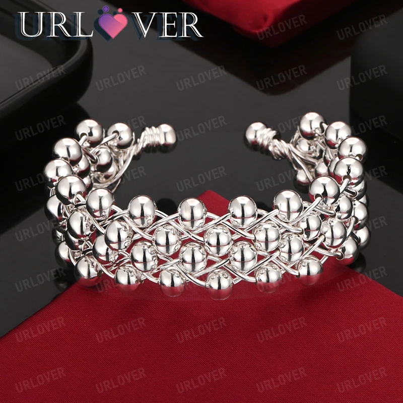 New Silver Jewelry Woman Fashion Charm Accessories 925 Sterling Silver Bangle Engagement Wedding Party Fine Gift Luxury
New Silver Jewelry Woman Fashion Charm Accessories 925 Sterling Silver Bangle Engagement Wedding Party Fine Gift Luxury