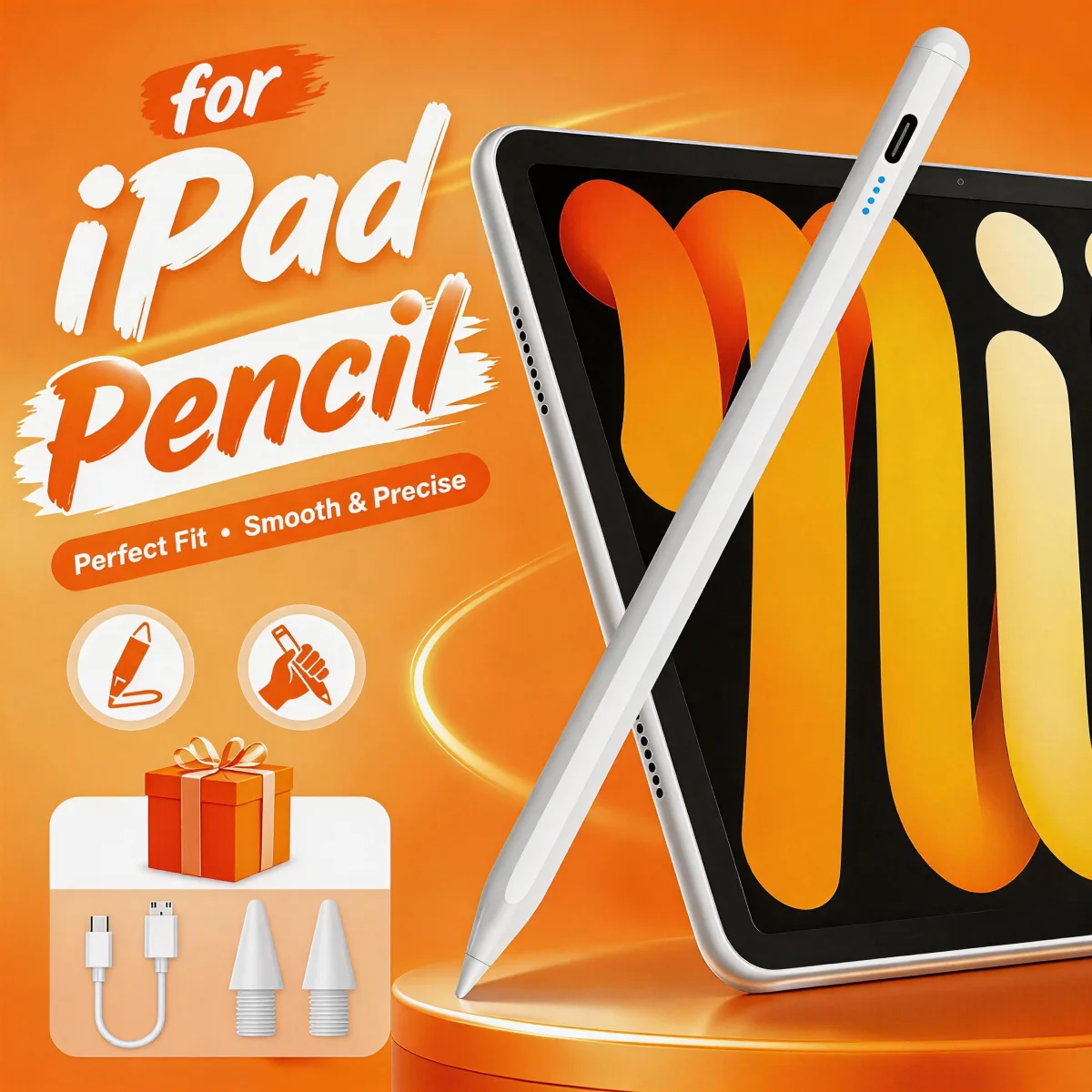 For Apple Pencil Charging Palm Rejection Stylus Pen for A16 iPad 6th 7th 8th 9th 10th Air Pro Mini Accessories for iPad Pencil
For Apple Pencil Charging Palm Rejection Stylus Pen for A16 iPad 6th 7th 8th 9th 10th Air Pro Mini Accessories for iPad Pencil