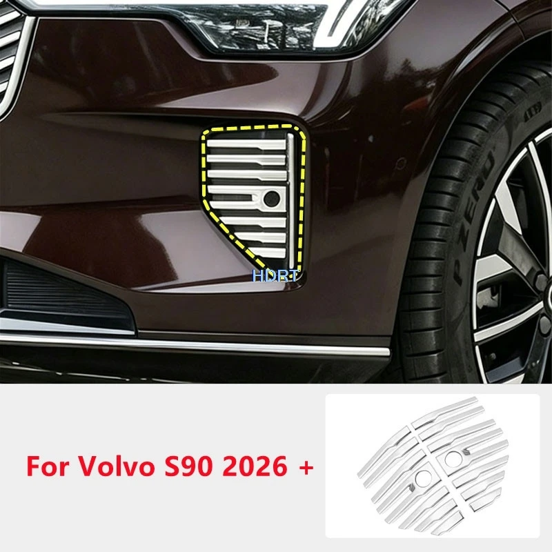 Car Style Front Bumper Racing Grills Fog Light Trim Cover For Volvo S90 2026 + Protector Decoration Accessories Exterior Sticker
Car Style Front Bumper Racing Grills Fog Light Trim Cover For Volvo S90 2026 + Protector Decoration Accessories Exterior Sticker