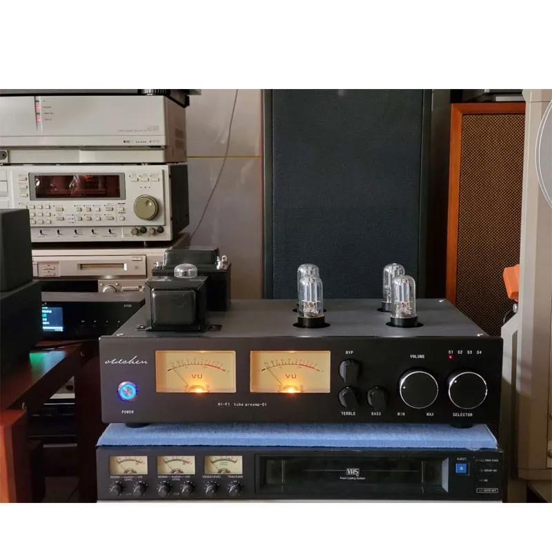 HiFiAMP Audio C1 Electronic Vacuum Tube Amplifier Low Noise HiFi Power Amplifier with 6H8C CV181-SE Preamplifier Tubes
HiFiAMP Audio C1 Electronic Vacuum Tube Amplifier Low Noise HiFi Power Amplifier with 6H8C CV181-SE Preamplifier Tubes