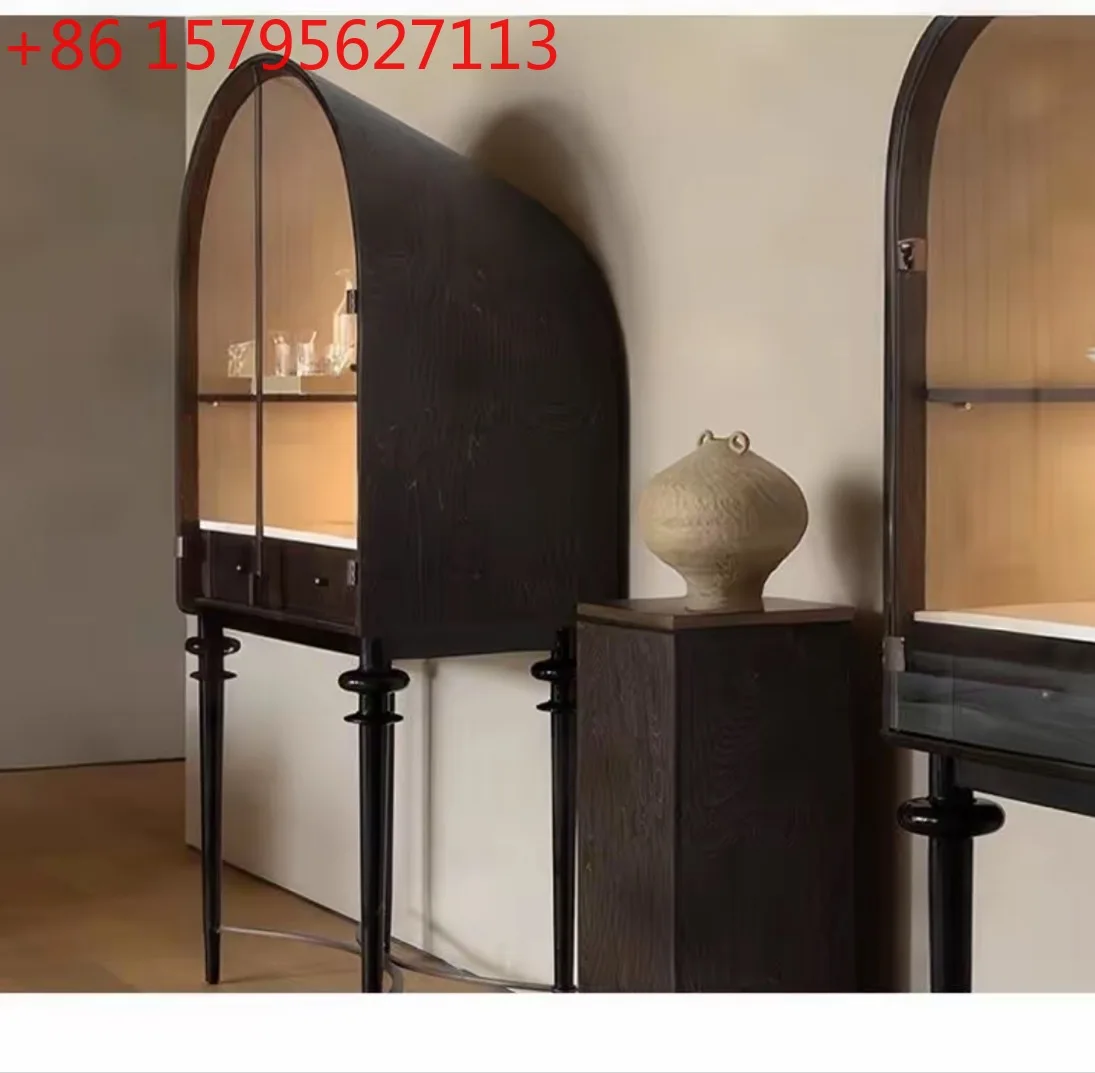 French Retro Solid Wood Wine Cabinet Minimalist Living Room Storage Cabinet Entryway Decorative Standing Cabinet
French Retro Solid Wood Wine Cabinet Minimalist Living Room Storage Cabinet Entryway Decorative Standing Cabinet