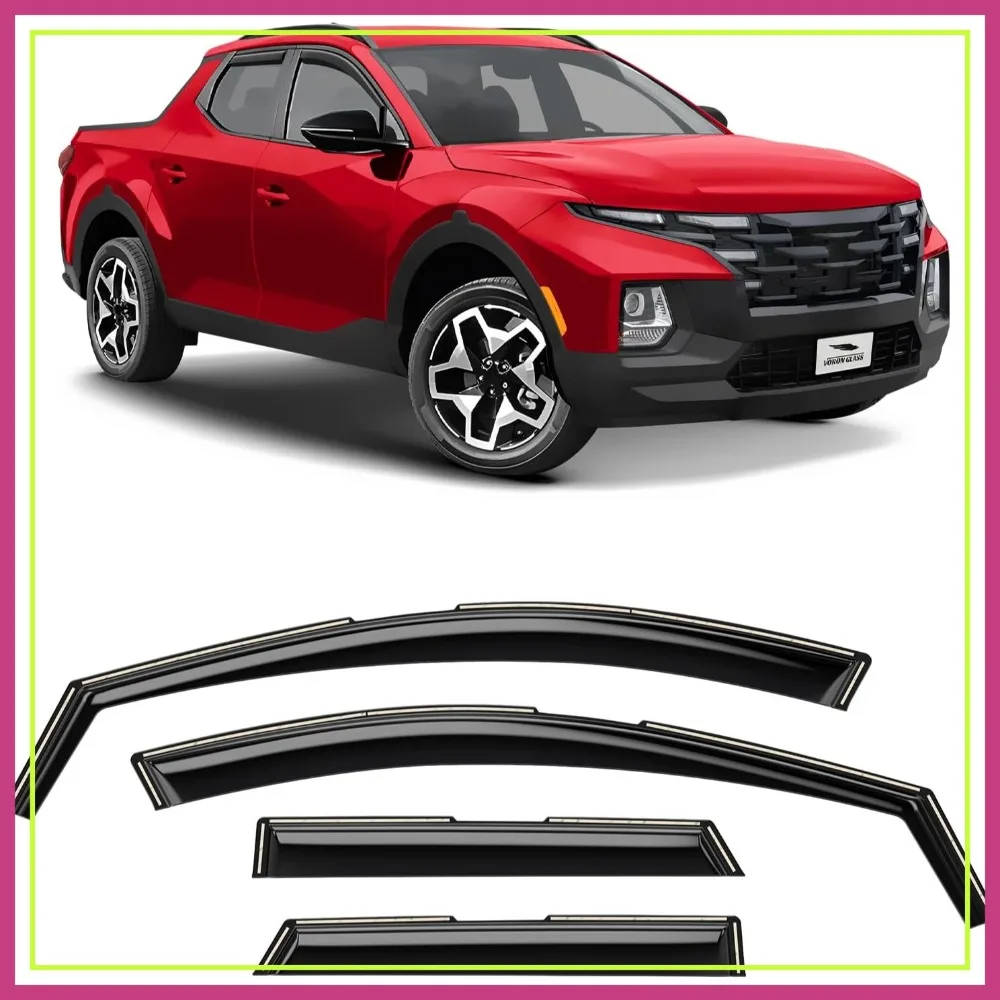 In-Channel Rain Guards for Hyundai Santa Cruz 2022-2026, Window Deflectors, 4 Pieces - Extra Durable
In-Channel Rain Guards for Hyundai Santa Cruz 2022-2026, Window Deflectors, 4 Pieces - Extra Durable