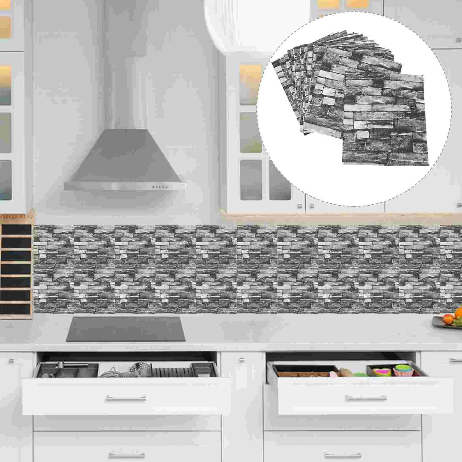 20 Pcs 3D Wallpaper Tile Pool Stickers Black Carpet Outdoor Rug Room Tiles Brick
20 Pcs 3D Wallpaper Tile Pool Stickers Black Carpet Outdoor Rug Room Tiles Brick