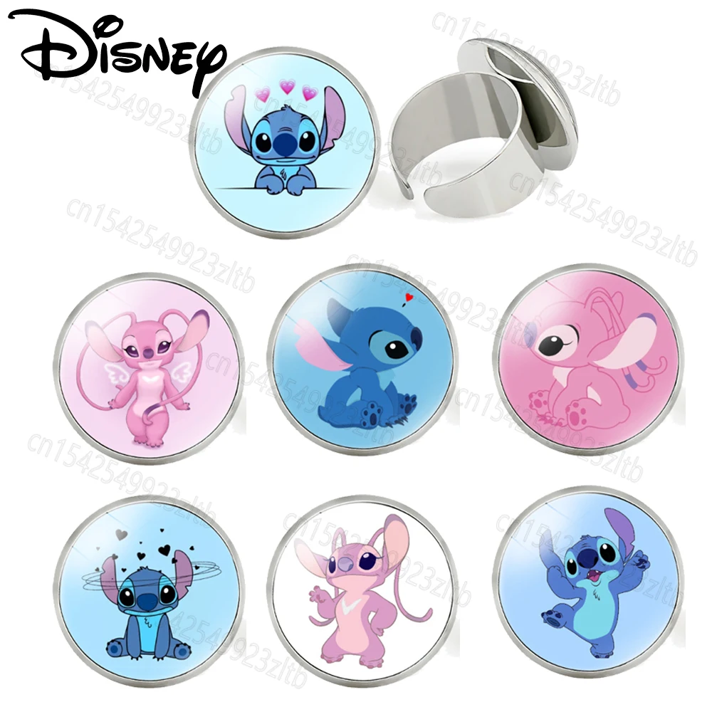 New Disney Stitch Cartoon Rings Anime Jewelry Kawaii Fashion Opening Adjustable Rings Hand Jewelry for Girls Kids Birthday Gifts
New Disney Stitch Cartoon Rings Anime Jewelry Kawaii Fashion Opening Adjustable Rings Hand Jewelry for Girls Kids Birthday Gifts