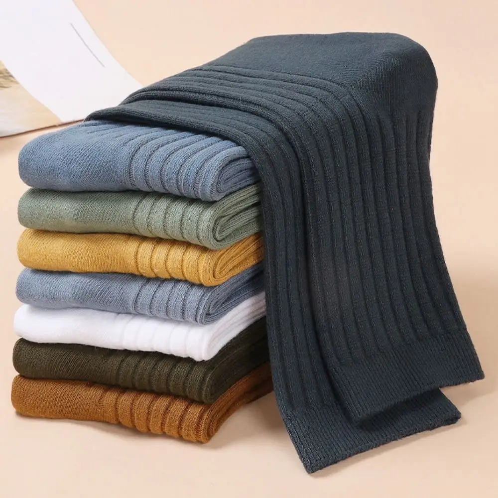 5 Pairs Double Needle Mid-Calf Socks Sweat Absorbent Thickened Mid Tube Socks Anti-Odor Cotton Socks For Men Autumn/Winter
5 Pairs Double Needle Mid-Calf Socks Sweat Absorbent Thickened Mid Tube Socks Anti-Odor Cotton Socks For Men Autumn/Winter