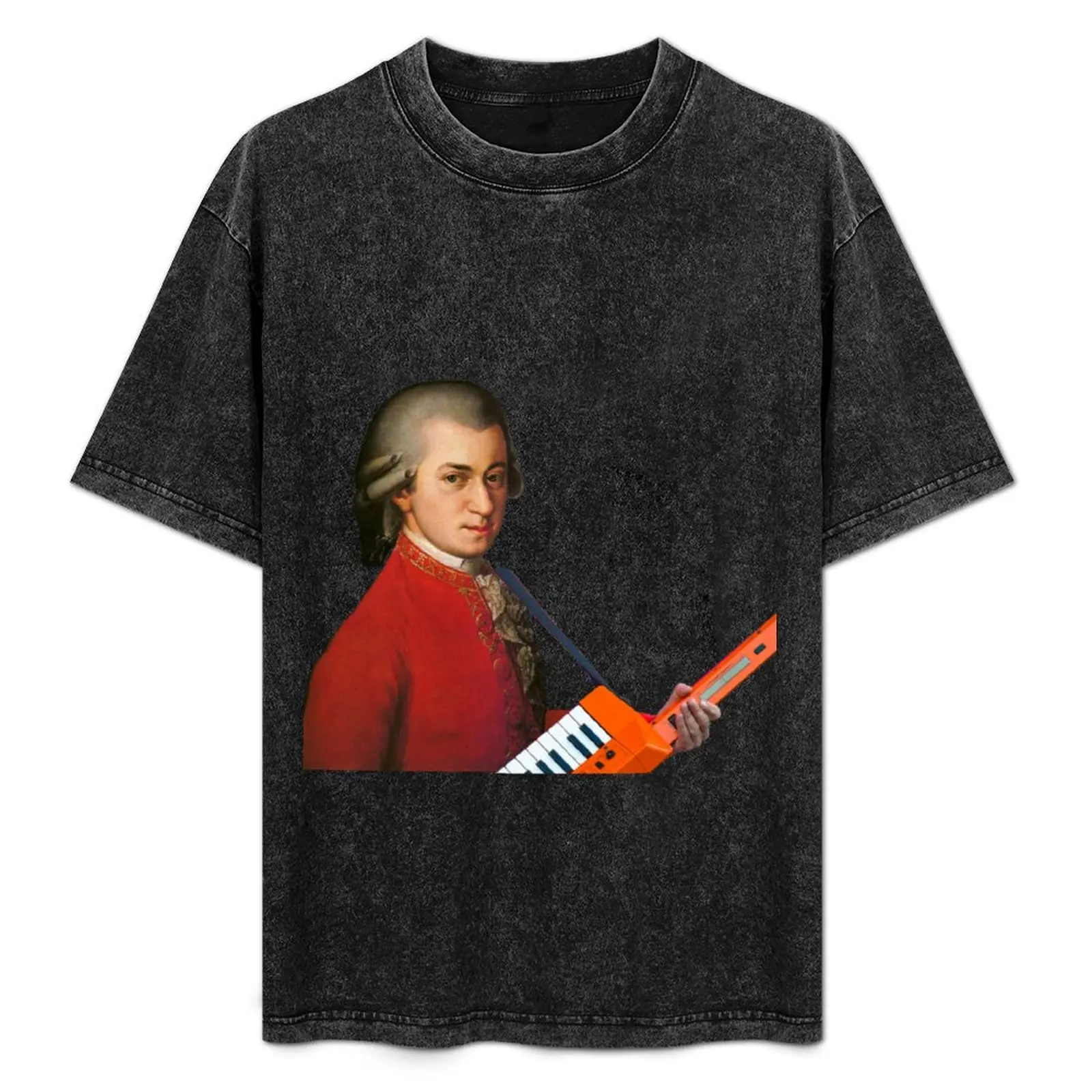 Mozart with a keytar T-Shirt funny shirt cotton quick-drying custom shirt blue archive tshirts for men
Mozart with a keytar T-Shirt funny shirt cotton quick-drying custom shirt blue archive tshirts for men