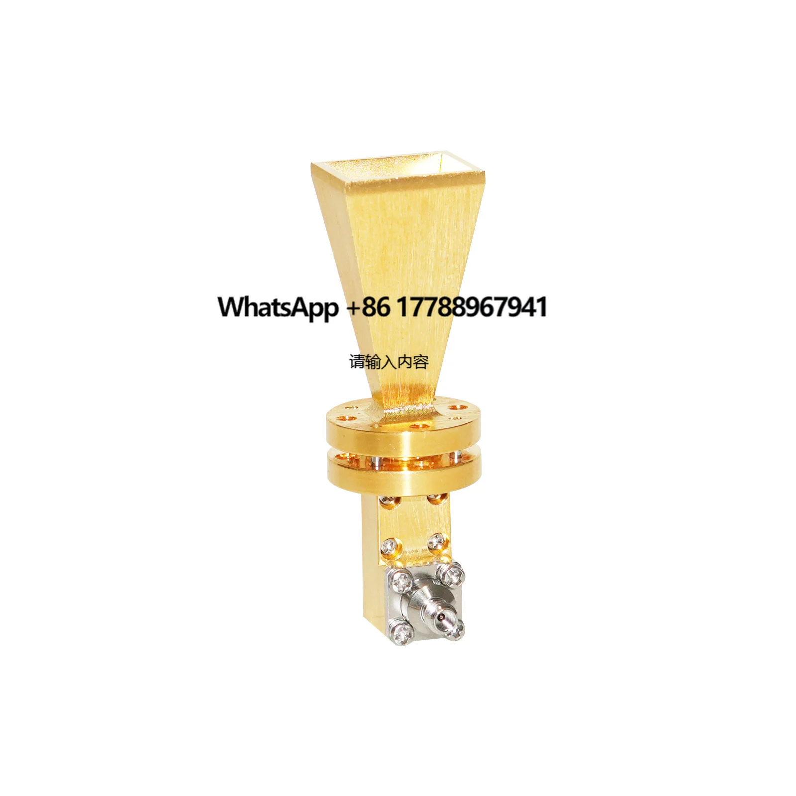 WR10 Standard Gain Horn Antenna with Waveguide to Coaxial Adapters, 73.8-112.0 GHz, 20 DBi Nominal Gain, 1.0-F
WR10 Standard Gain Horn Antenna with Waveguide to Coaxial Adapters, 73.8-112.0 GHz, 20 DBi Nominal Gain, 1.0-F