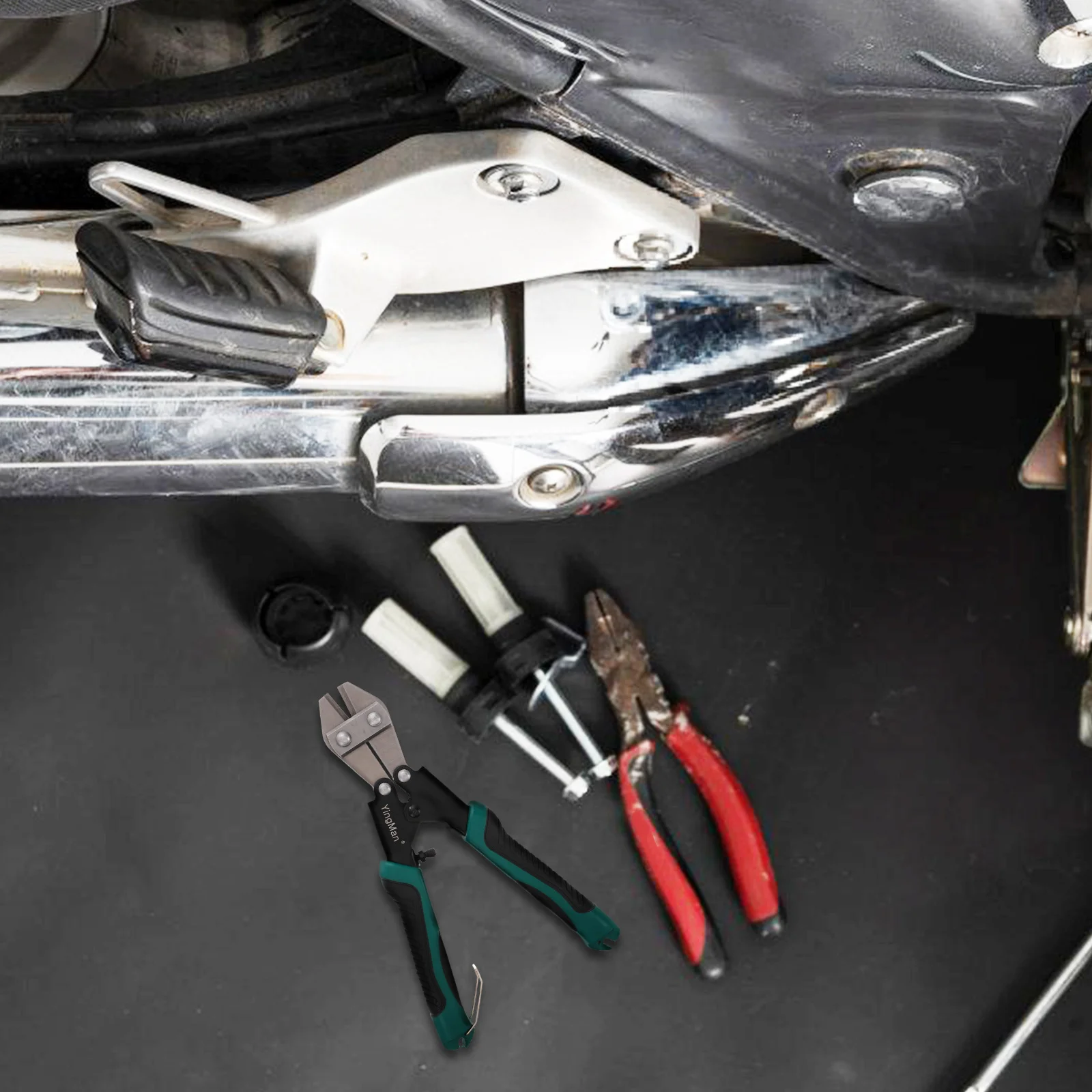 Bicycle Cable Heavy Duty Wire Snips Compact Tool for Mountain Bike Brake Shift Cables Inner Steel Wires 
Bicycle Cable Heavy Duty Wire Snips Compact Tool for Mountain Bike Brake Shift Cables Inner Steel Wires