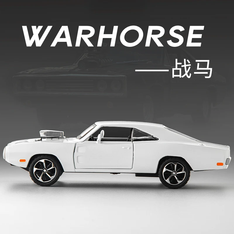 Металлическая модель автомобиля Dodge Warhorse 1970 года в масштабе 1:32, с имитацией звука и света, игрушка для мальчиков, подарок.
Металлическая модель автомобиля Dodge Warhorse 1970 года в масштабе 1:32, с имитацией звука и света, игрушка для мальчиков, подарок.