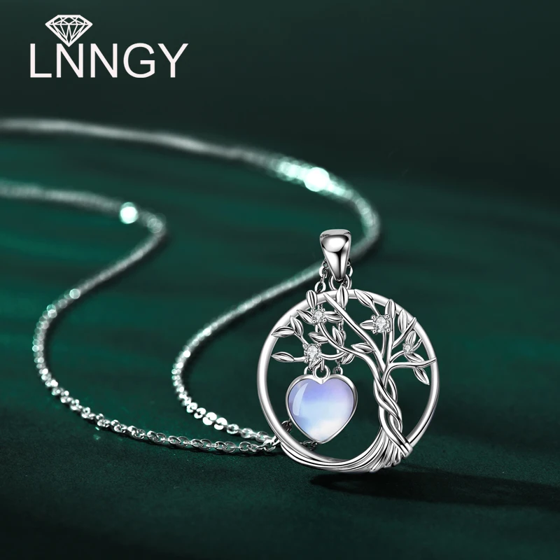 Lnngy 925 Sterling Silver Tree of Life Circle Pendant Necklace Colorful Birthday Stone Necklaces Jewelry for Women Daily Gift
Lnngy 925 Sterling Silver Tree of Life Circle Pendant Necklace Colorful Birthday Stone Necklaces Jewelry for Women Daily Gift