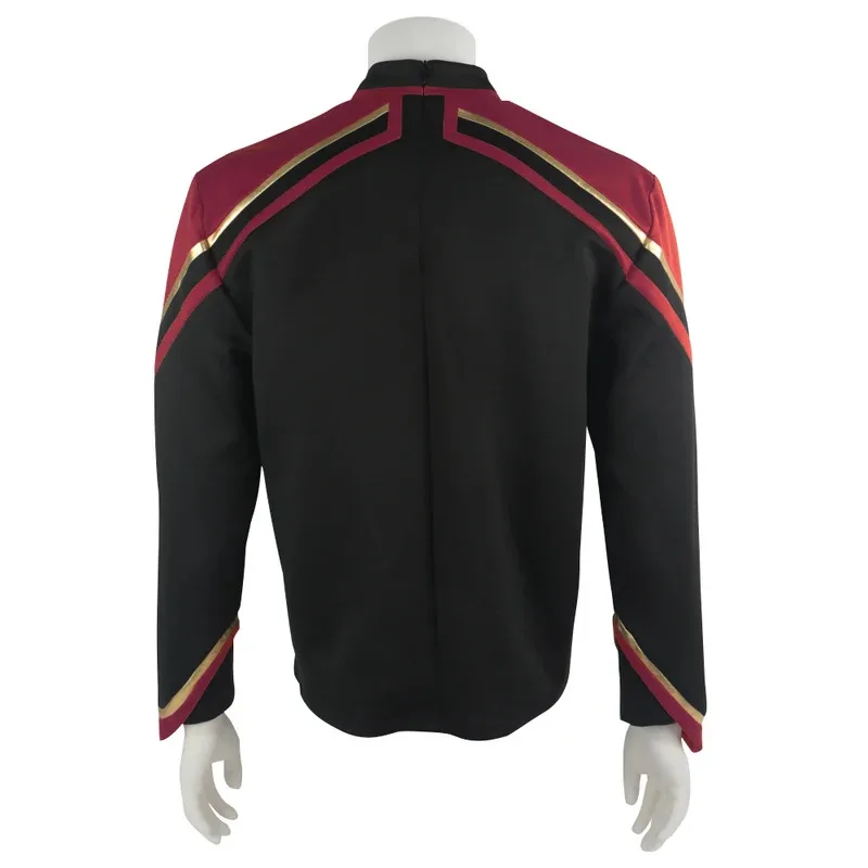 25COSCosplay Admiral JL Picard красное золото в полоску, рубашки Startfleet, мужские костюмы, верхнее пальто, реквизит
25COSCosplay Admiral JL Picard красное золото в полоску, рубашки Startfleet, мужские костюмы, верхнее пальто, реквизит