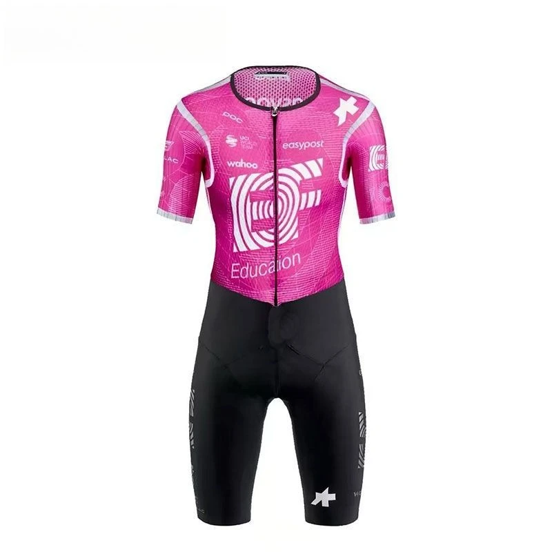 New summer team new men's and women's breathable road short-sleeved mountain one-piece cycling shorts set
New summer team new men's and women's breathable road short-sleeved mountain one-piece cycling shorts set