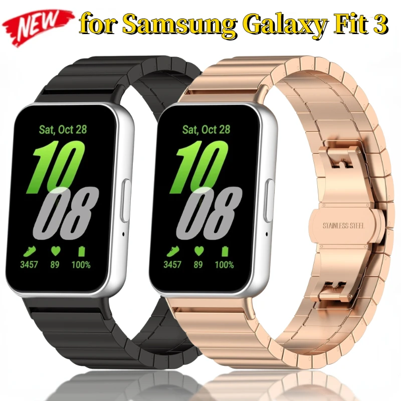 Metal Stainless Steel Band for Samsung Galaxy Fit 3 Wristband Accessories Strap for Samsung Galaxy Fit 3 SM-R390 Belt Bracelet
Metal Stainless Steel Band for Samsung Galaxy Fit 3 Wristband Accessories Strap for Samsung Galaxy Fit 3 SM-R390 Belt Bracelet