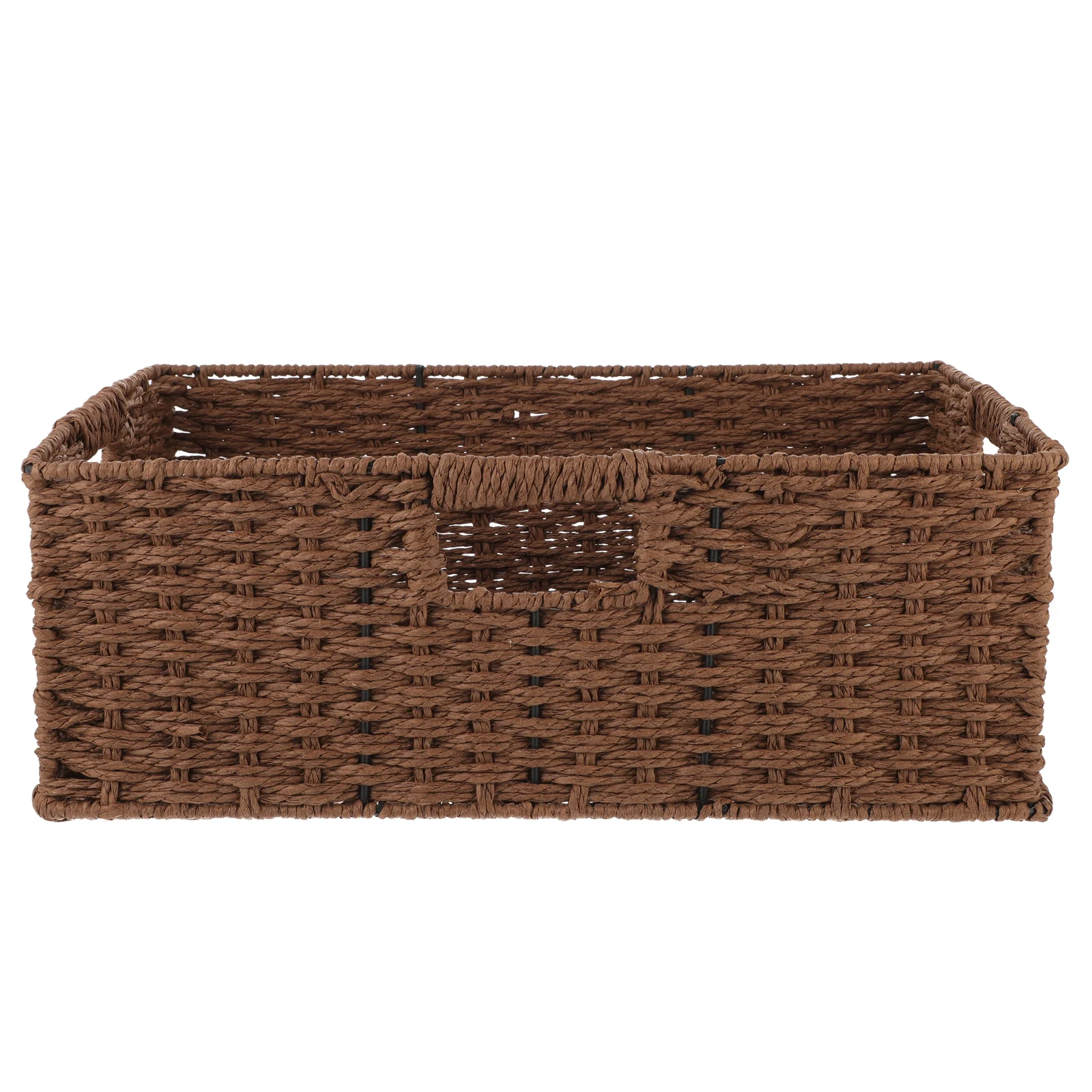 1pc Woven Storage Snack Organizer Fruit Basket Coffee Color Premium Material Storage Basket Home Bread Fruit Container
1pc Woven Storage Snack Organizer Fruit Basket Coffee Color Premium Material Storage Basket Home Bread Fruit Container