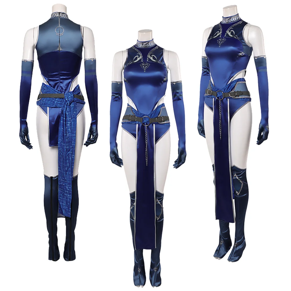 Mortal Kombat Kitana Cosplay Costume Women Blue Bodysuit Gloves Belt Skirt Cosplay Fan Prop Outfit Halloween Carnival Disguise
Mortal Kombat Kitana Cosplay Costume Women Blue Bodysuit Gloves Belt Skirt Cosplay Fan Prop Outfit Halloween Carnival Disguise