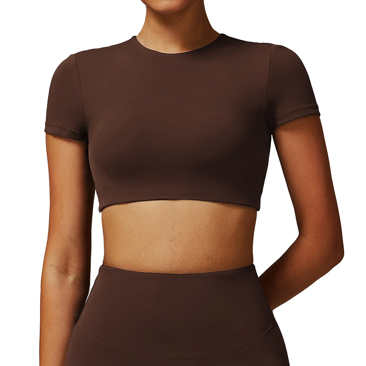 European and American quick-drying neck yoga short-sleeved beautiful back tight-fitting clothes running sports fitness T-shirt
European and American quick-drying neck yoga short-sleeved beautiful back tight-fitting clothes running sports fitness T-shirt