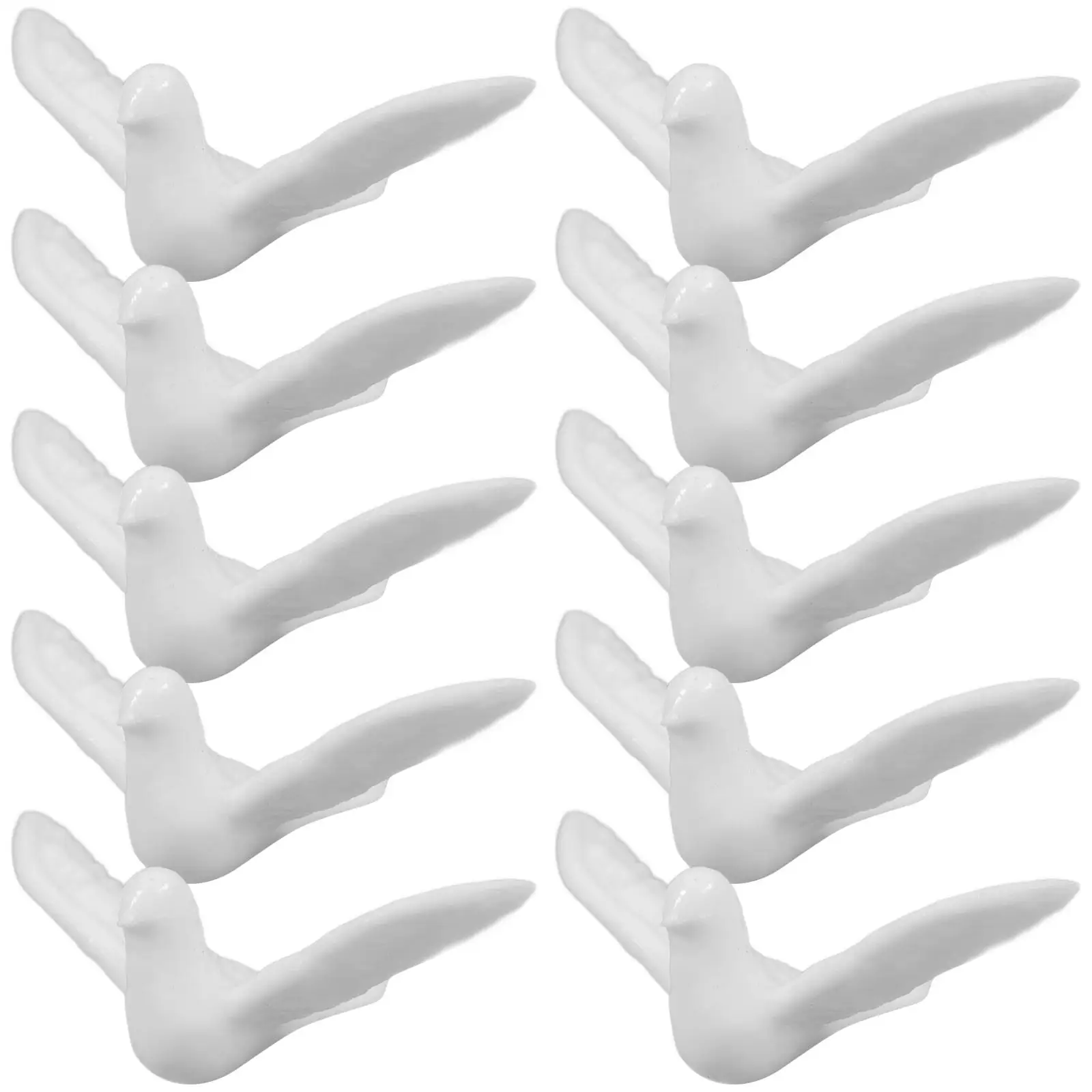 10 Pcs Plant Accessories Mini White Pigeon Model Simulation Desktop Ornament Birds Artificial Decor
10 Pcs Plant Accessories Mini White Pigeon Model Simulation Desktop Ornament Birds Artificial Decor