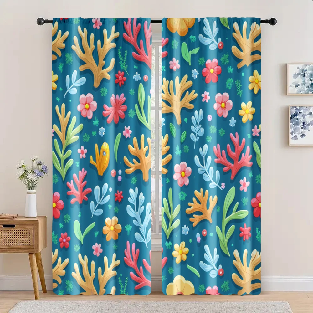 2pc, Party Curtain Orange corals, green algae, yellow anemones Versatile Durable Polyester,Without Electricity Versatile Use
2pc, Party Curtain Orange corals, green algae, yellow anemones Versatile Durable Polyester,Without Electricity Versatile Use