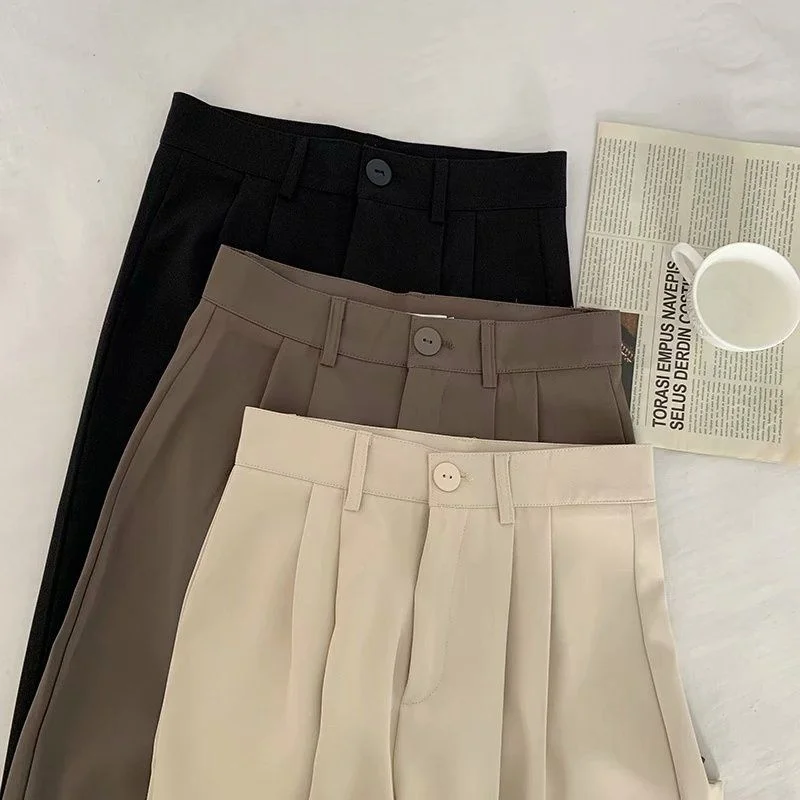 High Waist Women's Leg Straight Loose Pants Fashion Korean Fashion Women Clothing Y2k Pants
High Waist Women's Leg Straight Loose Pants Fashion Korean Fashion Women Clothing Y2k Pants