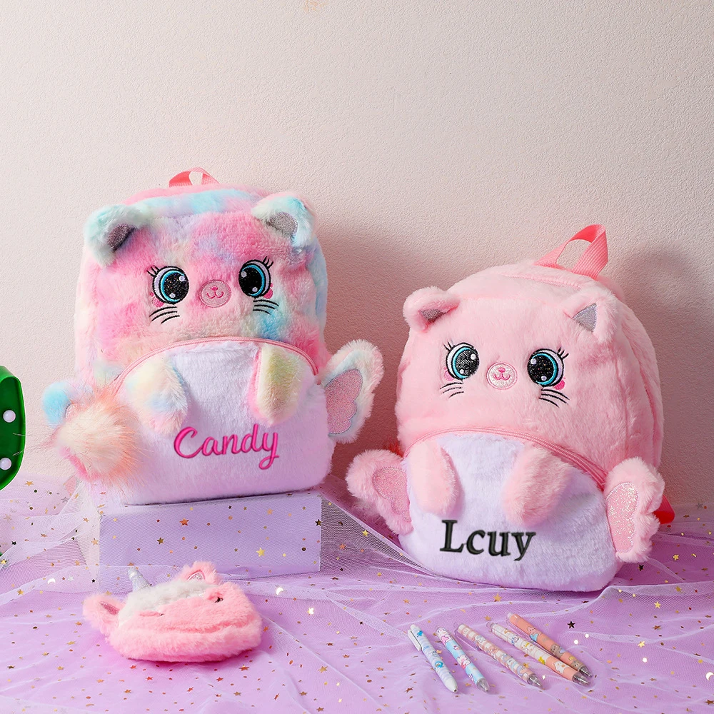 Personalized Winter Unicorn Children's Plush Backpack Custom Embroidered Name Cartoon Cute Kindergarten Girls' Schoolbags
Personalized Winter Unicorn Children's Plush Backpack Custom Embroidered Name Cartoon Cute Kindergarten Girls' Schoolbags