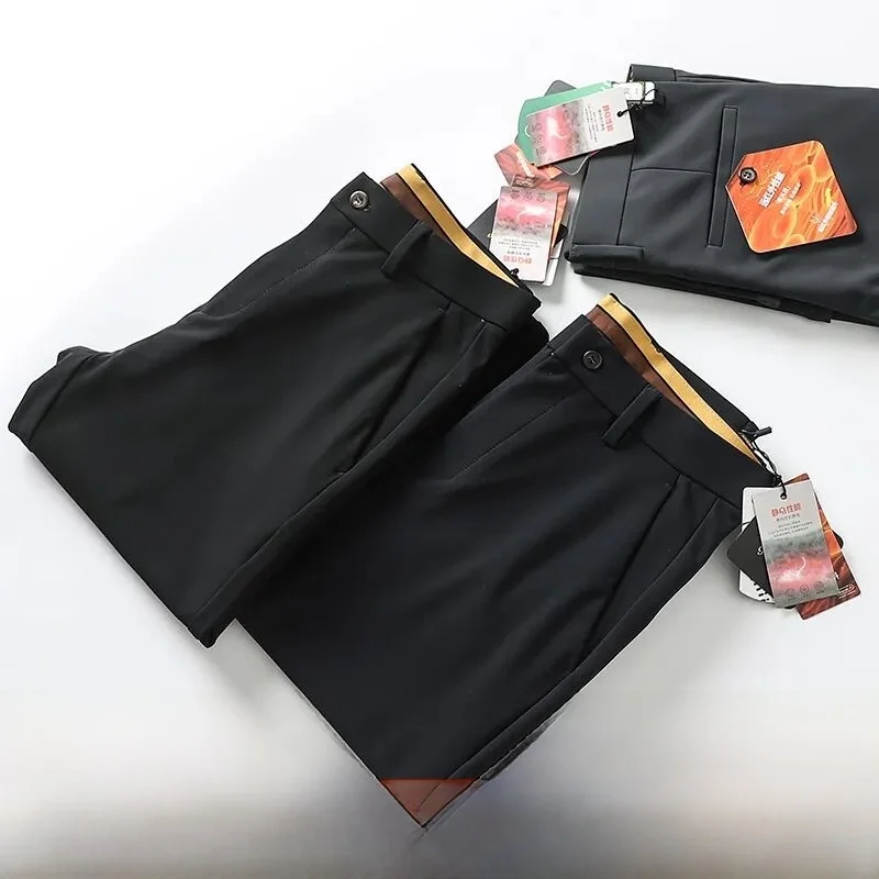 Busin Casual Men's Long Pants Anti-Wrinkle Smooth Elastic Breathable Autumn New Arrival Faionable Straight Leg Trousers
Busin Casual Men's Long Pants Anti-Wrinkle Smooth Elastic Breathable Autumn New Arrival Faionable Straight Leg Trousers