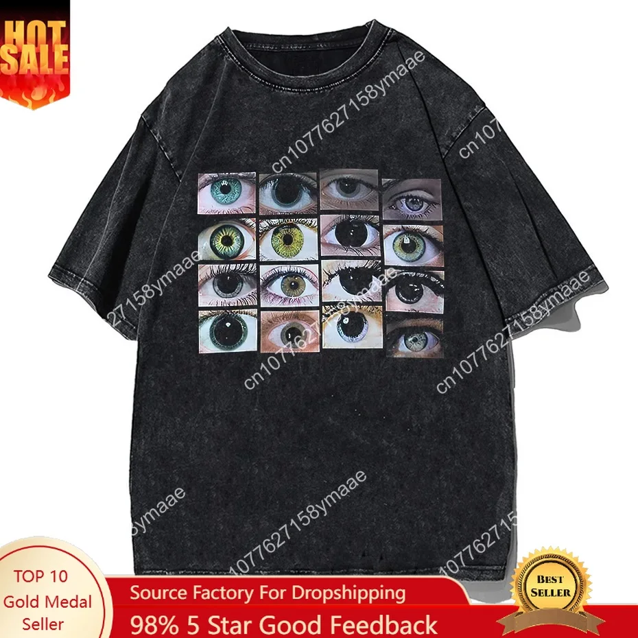 New Unisex Men Hip Hop Streetwear T Shirt Eyes World Graphic T-Shirt Cotton Casual Tshirt Summer Short Sleeve Tops Tees Black
New Unisex Men Hip Hop Streetwear T Shirt Eyes World Graphic T-Shirt Cotton Casual Tshirt Summer Short Sleeve Tops Tees Black