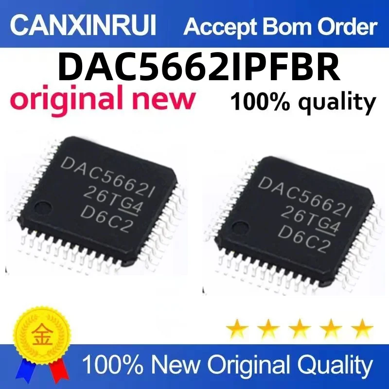 DAC5662IPFBR DAC5662I QFP48 Welcome to consult Imported hot-selling analog-to-digital converter chips
DAC5662IPFBR DAC5662I QFP48 Welcome to consult Imported hot-selling analog-to-digital converter chips