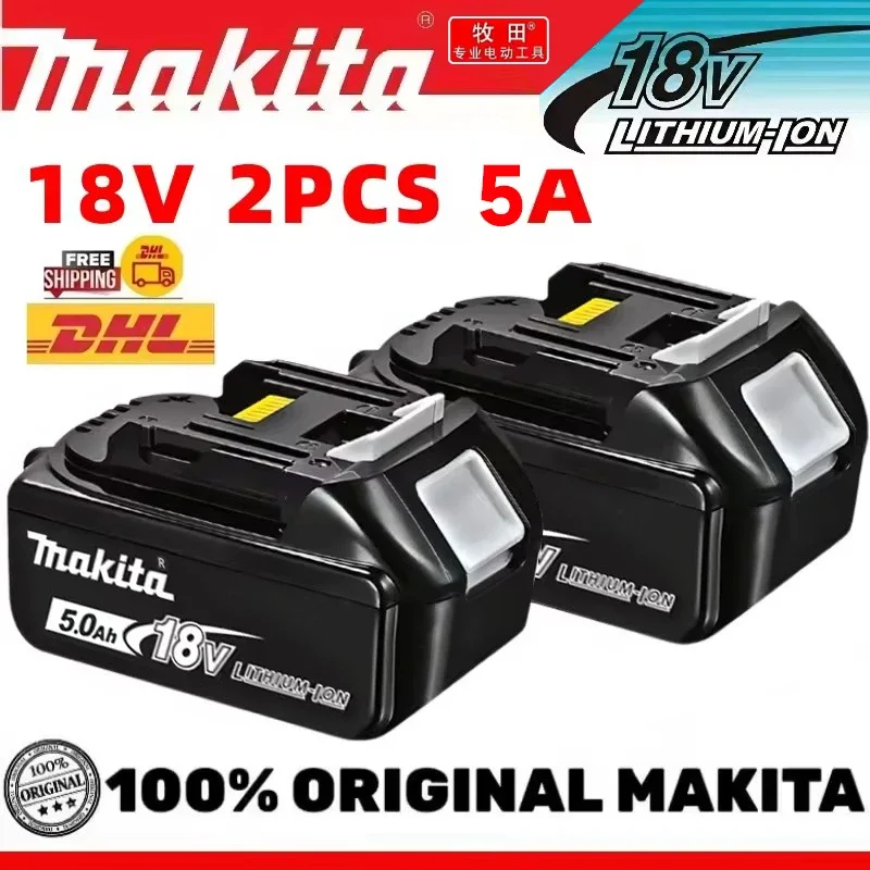 Original Makita18V tool battery 5Ah with LED indicator battery for Makita BL1860B BL1840 BL1850 BL1830 rechargeable battery
Original Makita18V tool battery 5Ah with LED indicator battery for Makita BL1860B BL1840 BL1850 BL1830 rechargeable battery