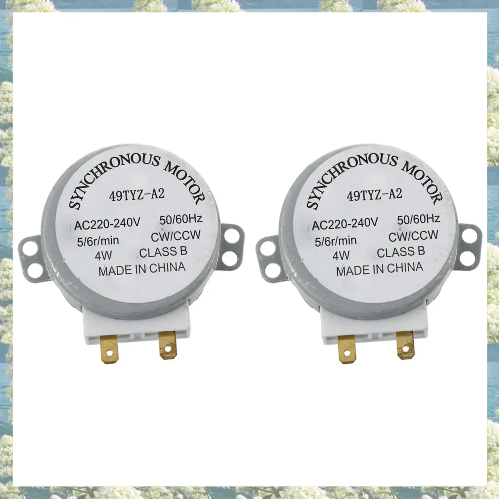 Best Of 2025-2X AC 220-240V 50/60Hz 5/6RPM 4W Turntable Synchronous Motor For Miniwave Oven
Best Of 2025-2X AC 220-240V 50/60Hz 5/6RPM 4W Turntable Synchronous Motor For Miniwave Oven