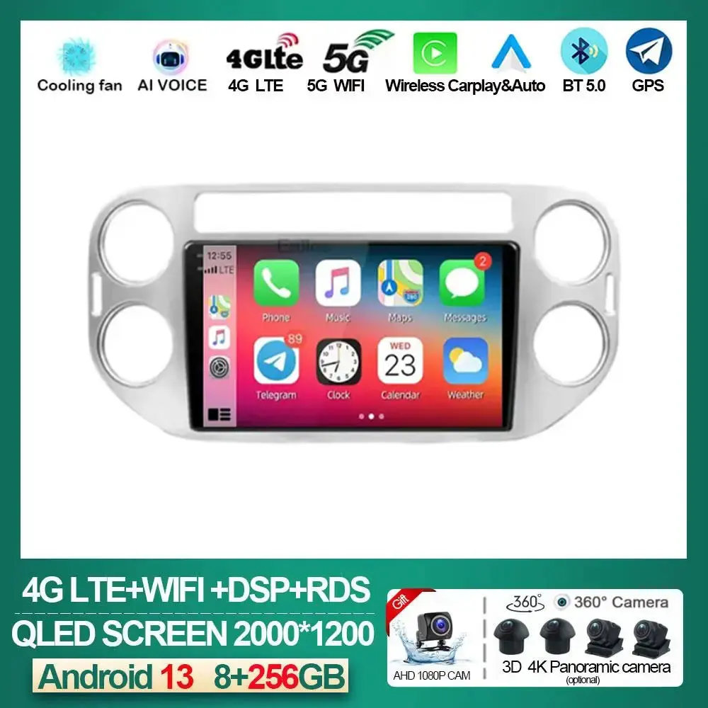2din 9'' Car Stereo Car Radio Android 14 For Volkswagen Tiguan 2010-2015 Multimedia Video Player Navigation GPS WIFI Carplay
2din 9'' Car Stereo Car Radio Android 14 For Volkswagen Tiguan 2010-2015 Multimedia Video Player Navigation GPS WIFI Carplay