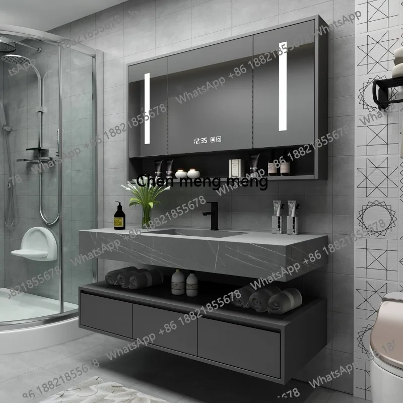 Home Modern Bathroom Cabinet Wooden Furniture Set Complete Prefabricated Kit With Mirror Small Black 40 60” Floating Vanity
Home Modern Bathroom Cabinet Wooden Furniture Set Complete Prefabricated Kit With Mirror Small Black 40 60” Floating Vanity