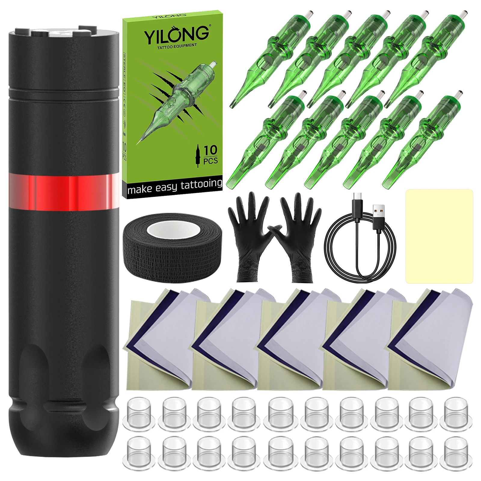 Tattoo Kit New Tattoo Pen Kit For Permanent Makeup Tattoo Machine Kit Wireless Tattoo Power Supply Tattoo Kit
Tattoo Kit New Tattoo Pen Kit For Permanent Makeup Tattoo Machine Kit Wireless Tattoo Power Supply Tattoo Kit