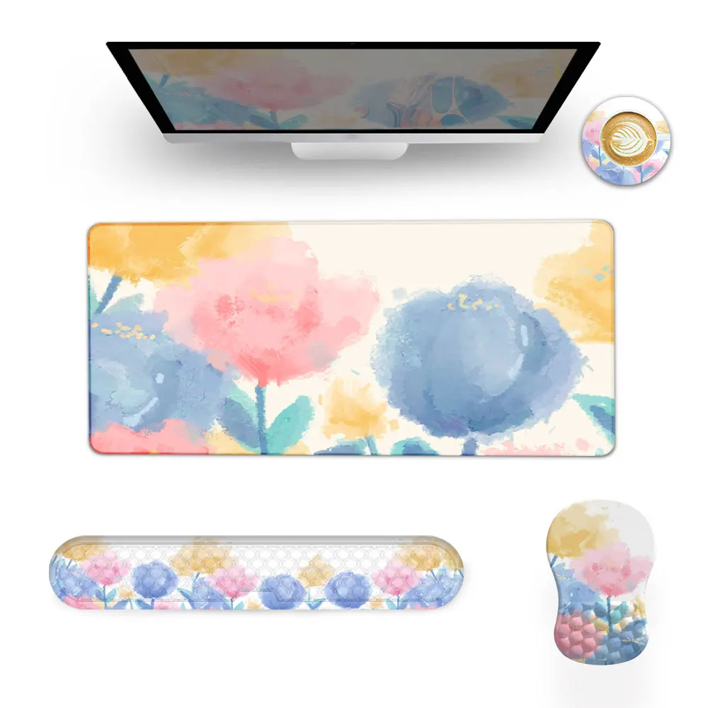 Colorful Flower Mouse Pad Wrist Guard - ergonomic design, effective relief of wrist pain, soft and comfortable
Colorful Flower Mouse Pad Wrist Guard - ergonomic design, effective relief of wrist pain, soft and comfortable