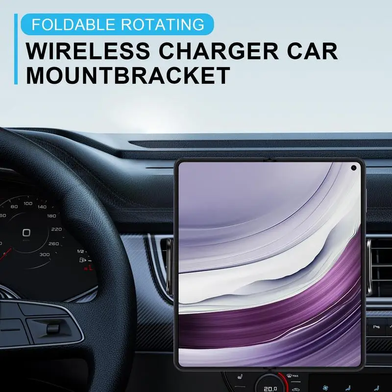 Wireless Phone Charger For Car Phone Touch Rotate Stand Smart Fast Charger Cellphone Holder For Auto Console Air Vent Road Trip
Wireless Phone Charger For Car Phone Touch Rotate Stand Smart Fast Charger Cellphone Holder For Auto Console Air Vent Road Trip