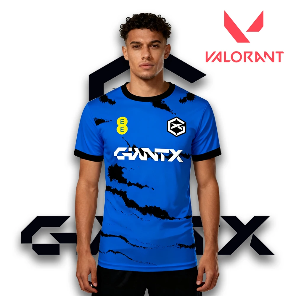 Valorant Pro Team GIANTX Esports Jersey VCT 2025 League Custom Training Uniform Men's and Women's Short-sleeved O-neck T-shirt
Valorant Pro Team GIANTX Esports Jersey VCT 2025 League Custom Training Uniform Men's and Women's Short-sleeved O-neck T-shirt