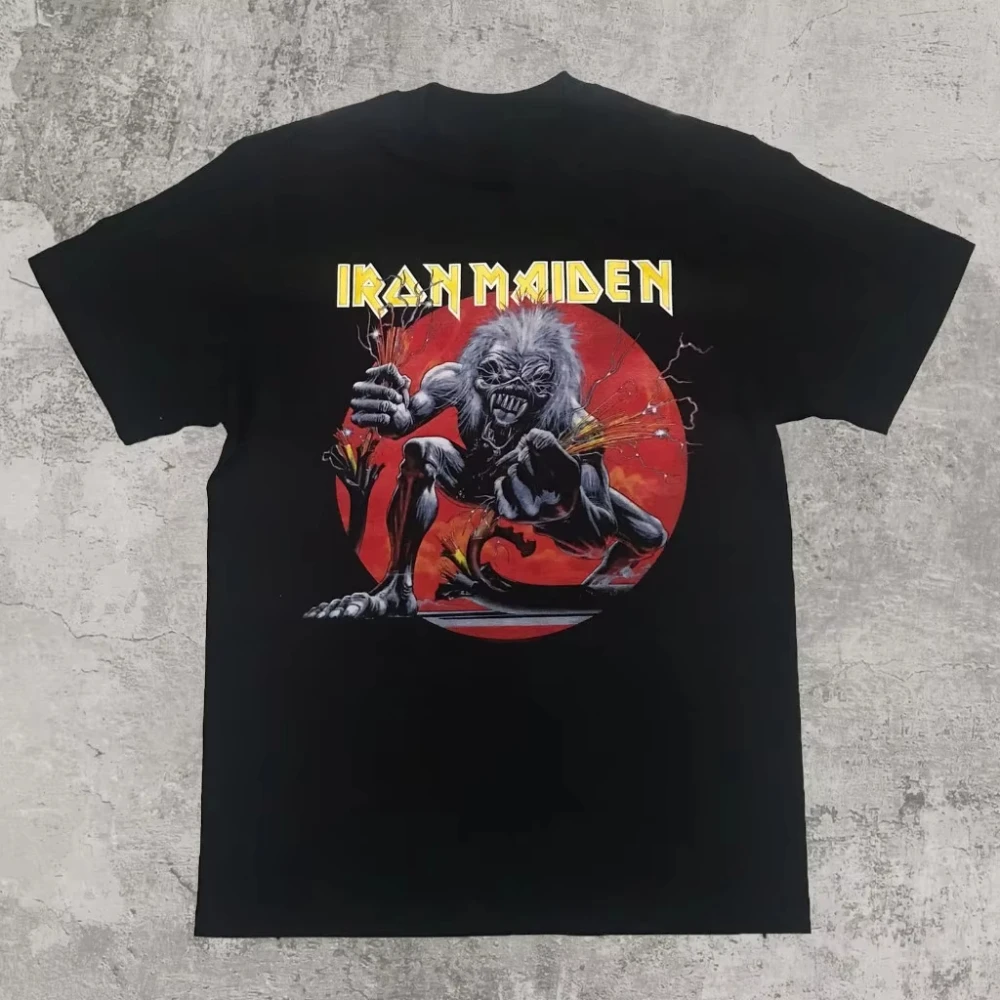 Футболка Metallica Iron Maiden A Real Live One Heaven Can Wait, современная футболка в стиле ретро для мужчин и женщин, американский рок, с коротким рукавом
Футболка Metallica Iron Maiden A Real Live One Heaven Can Wait, современная футболка в стиле ретро для мужчин и женщин, американский рок, с коротким рукавом