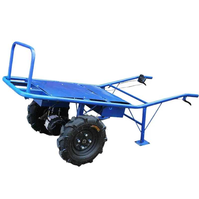 Agricultural electric chicken bus trolley climbing orchard transportation pushing manure single and double wheel trolley
Agricultural electric chicken bus trolley climbing orchard transportation pushing manure single and double wheel trolley