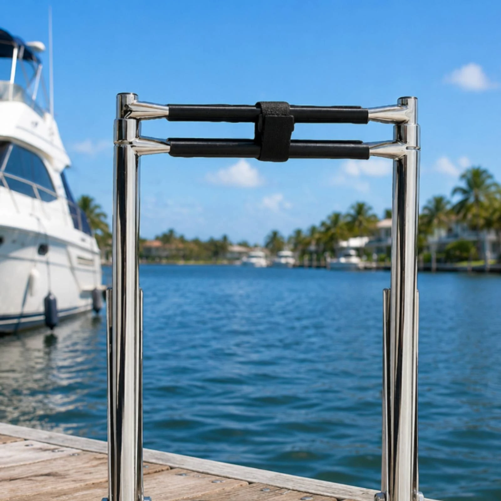 Telescoping Boat Ladder Compact Folding Boarding Ladder Marine Hardware Non-Slip Heavy Duty for Yachts
Telescoping Boat Ladder Compact Folding Boarding Ladder Marine Hardware Non-Slip Heavy Duty for Yachts