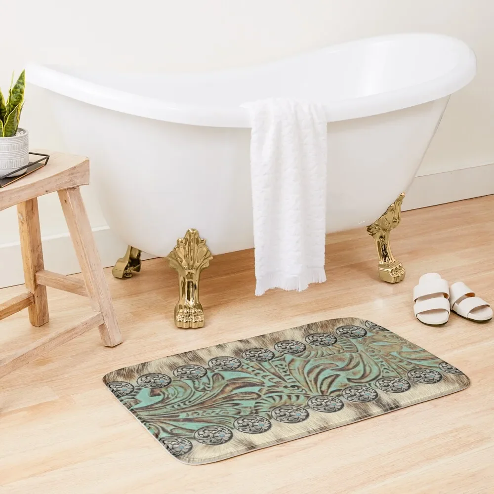 Rustic brown beige teal western country cowboy fashion Bath Mat Carpet Rug Anti Slip Bath Stickers Non Slip Carpet Mat 
Rustic brown beige teal western country cowboy fashion Bath Mat Carpet Rug Anti Slip Bath Stickers Non Slip Carpet Mat