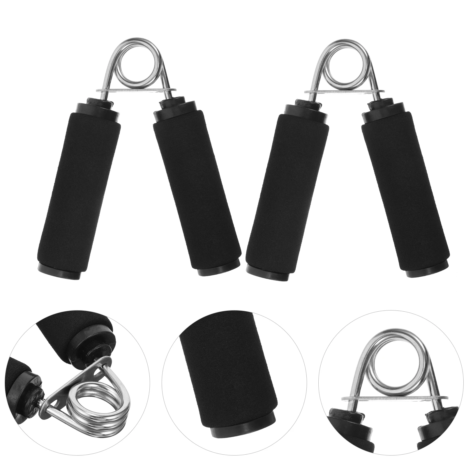 Foam Hand Grip Strengthener Large Size Black Pair Portable Workout Equipment Forearm Trainer Wrist Strengthening Devices Fitness
Foam Hand Grip Strengthener Large Size Black Pair Portable Workout Equipment Forearm Trainer Wrist Strengthening Devices Fitness