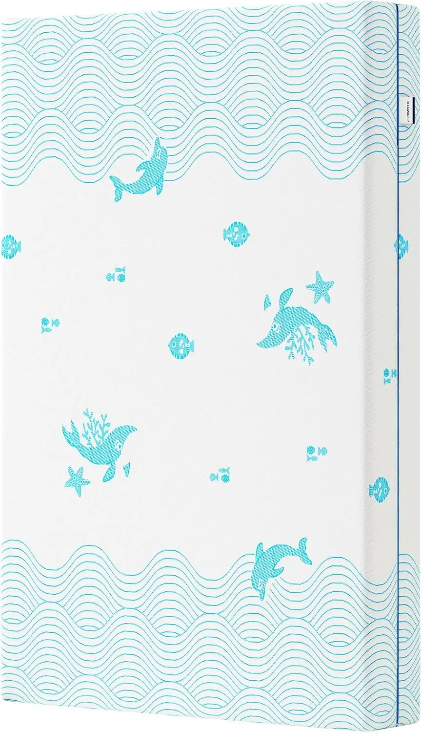 Breathable Crib & Toddler Mattress 52"x27.6"x5" Waterproof Tencel Cover Dual Firmness
Breathable Crib & Toddler Mattress 52"x27.6"x5" Waterproof Tencel Cover Dual Firmness