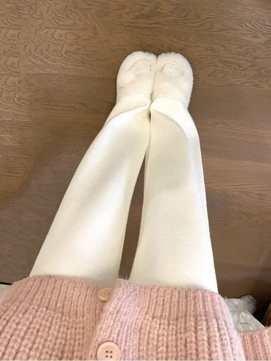 Women's Autumn and Winter High Waist Soft White 2025 New Thickened Knitted Wide Leg Pants Straight Casual Loose Pants CQ77
Women's Autumn and Winter High Waist Soft White 2025 New Thickened Knitted Wide Leg Pants Straight Casual Loose Pants CQ77