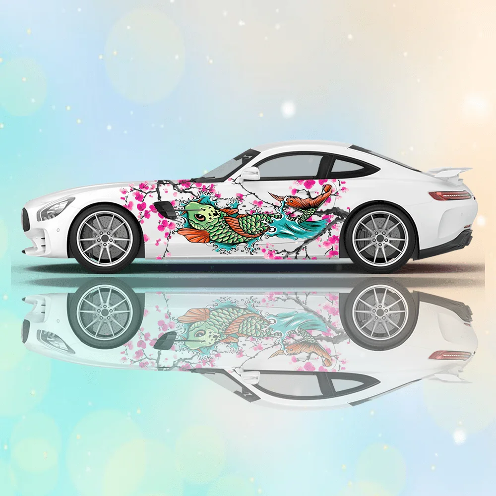 Flower Branch Koi Car Sticker Full Body Floral Decoration Covering Scratches Protect Car Sticker Waterproof Car Vinyl Wraps
Flower Branch Koi Car Sticker Full Body Floral Decoration Covering Scratches Protect Car Sticker Waterproof Car Vinyl Wraps