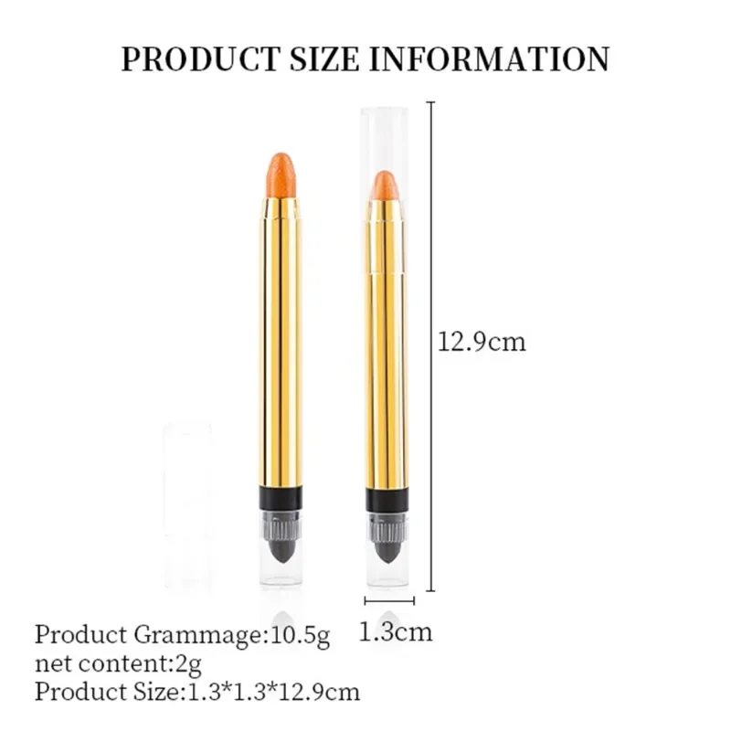 Custom 3colors 2in1 Glitter Highlighter Pen Pigment Lying Silkworm Brightening Long Lasting Easy To Colored Bulk Facial Makeup
Custom 3colors 2in1 Glitter Highlighter Pen Pigment Lying Silkworm Brightening Long Lasting Easy To Colored Bulk Facial Makeup