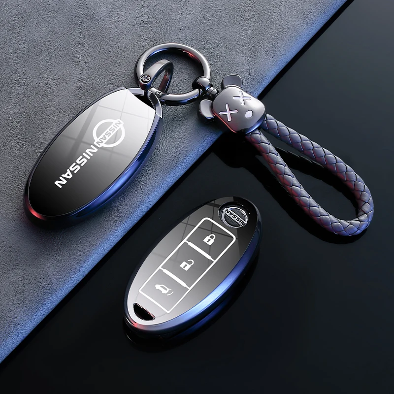 Car 3Button Key Cover Case Keychain for Nissan Infiniti Juke Leaf Micra K12 Note Patrol Qashqai J11J10 Tiida Versa X-trail T32
Car 3Button Key Cover Case Keychain for Nissan Infiniti Juke Leaf Micra K12 Note Patrol Qashqai J11J10 Tiida Versa X-trail T32