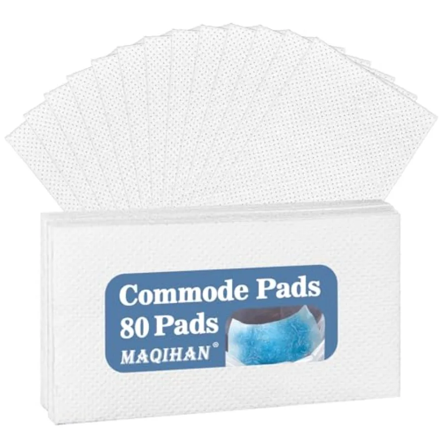 80 Commode Pads for Bedside Commode - Disposable Absorbent Pad for Bedside Commode Toilet Seniors Portable Bucket Bed Pan Liner
80 Commode Pads for Bedside Commode - Disposable Absorbent Pad for Bedside Commode Toilet Seniors Portable Bucket Bed Pan Liner