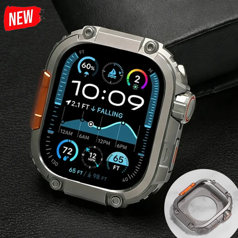 Металлический + поликарбонатный корпус для Apple Watch Series 11 10 46 мм, металлический защитный чехол для iWatch 10 46 мм, аксессуары
Металлический + поликарбонатный корпус для Apple Watch Series 11 10 46 мм, металлический защитный чехол для iWatch 10 46 мм, аксессуары